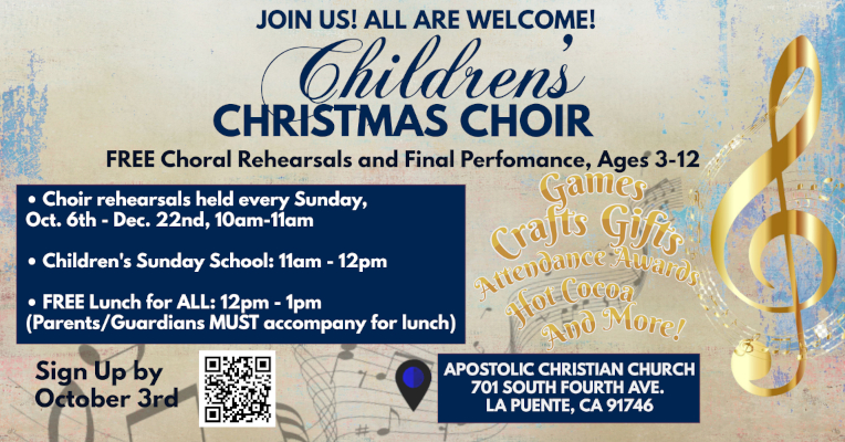 Christmas Choir Flyer